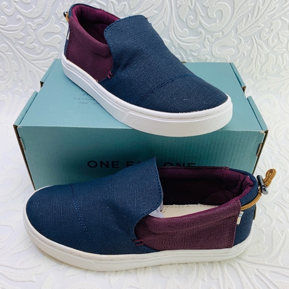 Toms slip on a boat shoes youth slip Paxton canvas - Picture 2 of 8